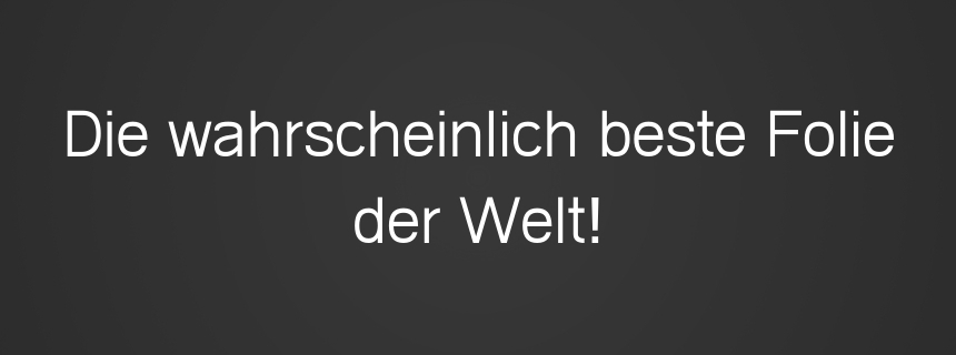 Die Wahrscheinlich Beste Folie Der Welt Michael Geerdts